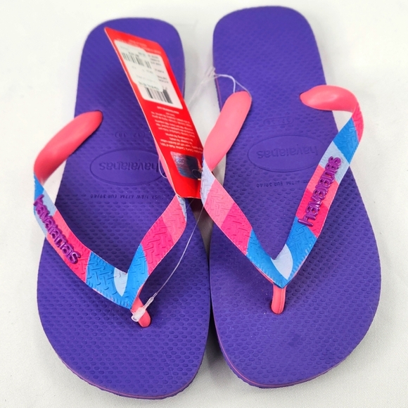 Havaianas Purple & PInk FlipFlops - Picture 1 of 9